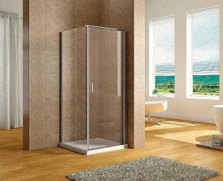 Душевой уголок Aquanet Cinetic AE12-N-90H190U-CT + AE12-F-90H190U-CT 254231 90x90 см стекло прозрачное профиль хром